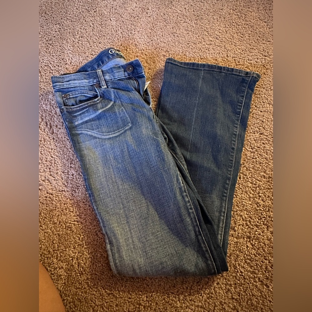 GUESS blue flared jeans